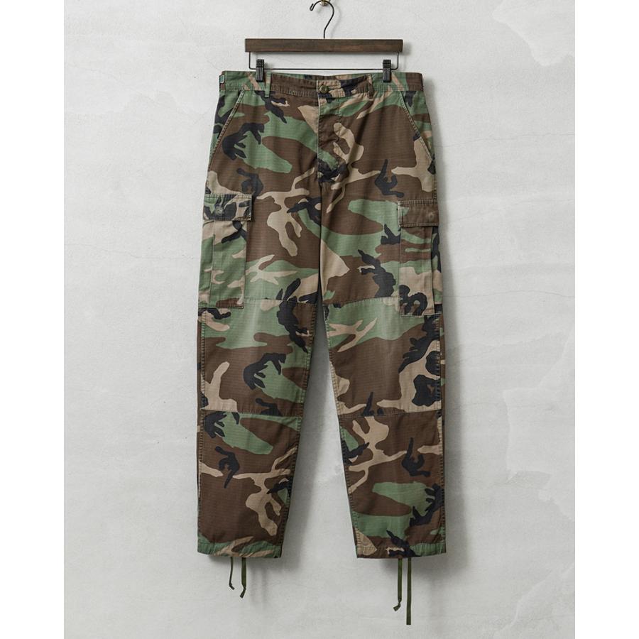 MILITARY 実物 USED 米軍 BDU WOODLAND CAMO リップストップ MILITARY 実物 USED 米軍 BDU WOODLAND CAMO リップストップ