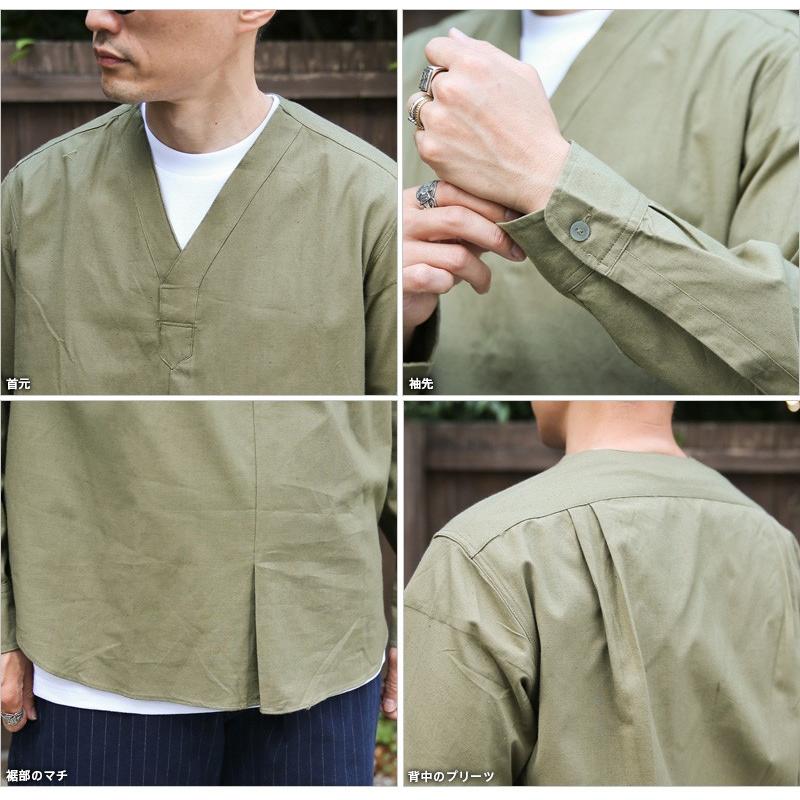 実物 新品 デッドストック ルーマニア軍 スリーピングシャツ Vネック オリーブ メンズ レディース パジャマシャツ ミリタリーシャツ 軍服 クーポン対象外 Wip ミリタリーショップwaiper 通販 Yahoo ショッピング