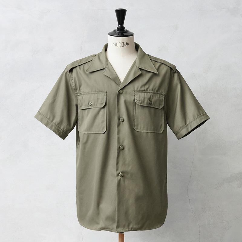 米軍 実物 半袖 チノシャツ S ビンテージ50's☆U.S.ARMY 半袖チノシャツ Size S☆190728s1