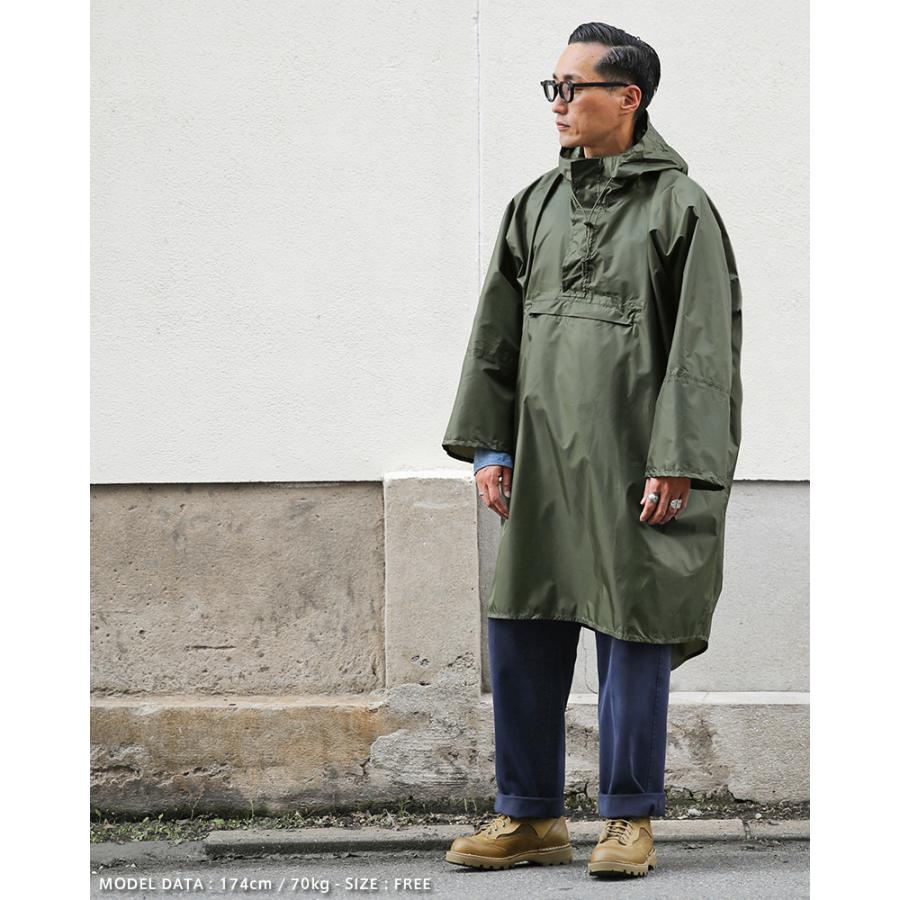 特注ミリタリーポンチョ MILITARY 新品 タクティカル リップストップ パッカブル レイン