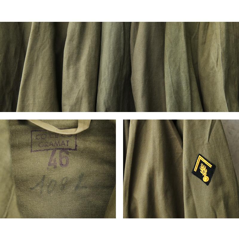 MILITARY 実物 USED フランス軍 M-47 フィールドジャケット 前期 MILITARY 実物 USED フランス軍 M-47 フィールドジャケット 前期