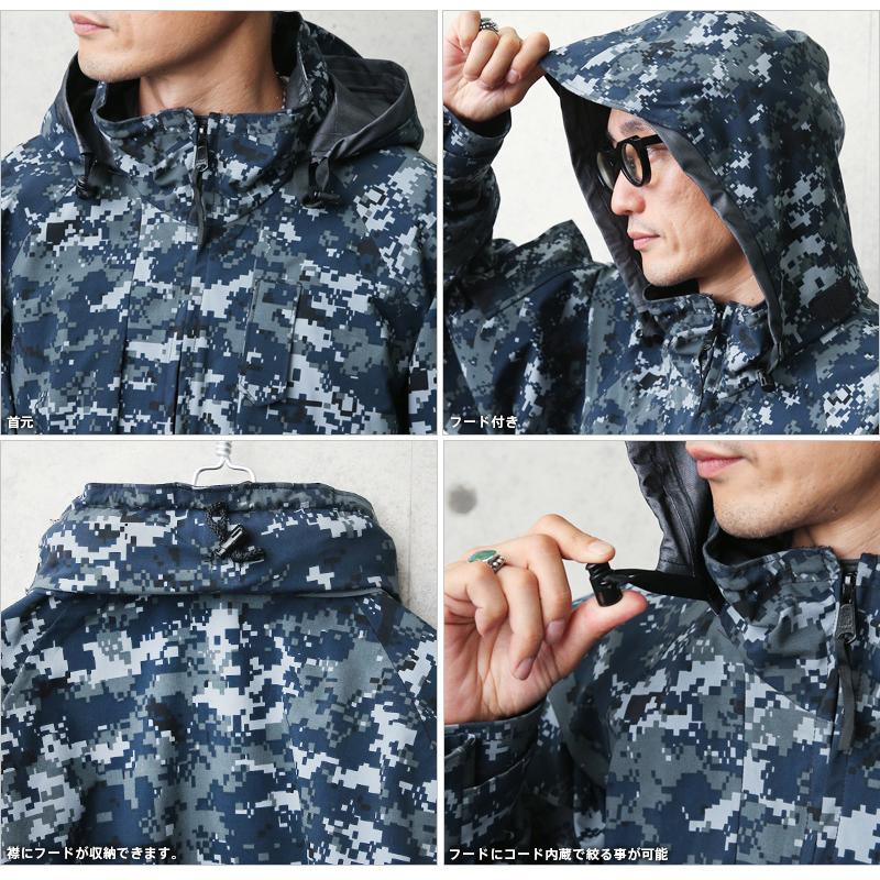 実物 USED 米軍 U.S.NAVY ECWCS GEN2 NWU デジタルカモ GORE-TEX パーカー ミリタリージャケット ゴアテックス  アウター エクワックス【クーポン対象外】【I】