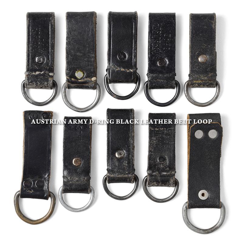 MILITARY（ミリタリー） 実物 USED オーストリア軍 ブラックレザー D