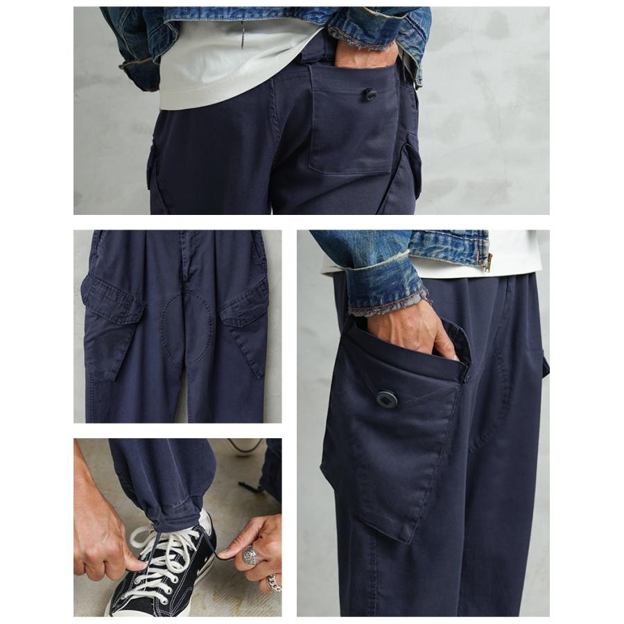 A16369 美品 マーカウェア ロイヤルネイビー コンバットカーゴパンツ