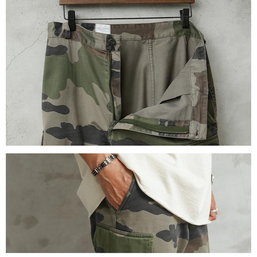 MILITARY（ミリタリー） 実物 USED フランス軍 F-2 カーゴパンツ CCE