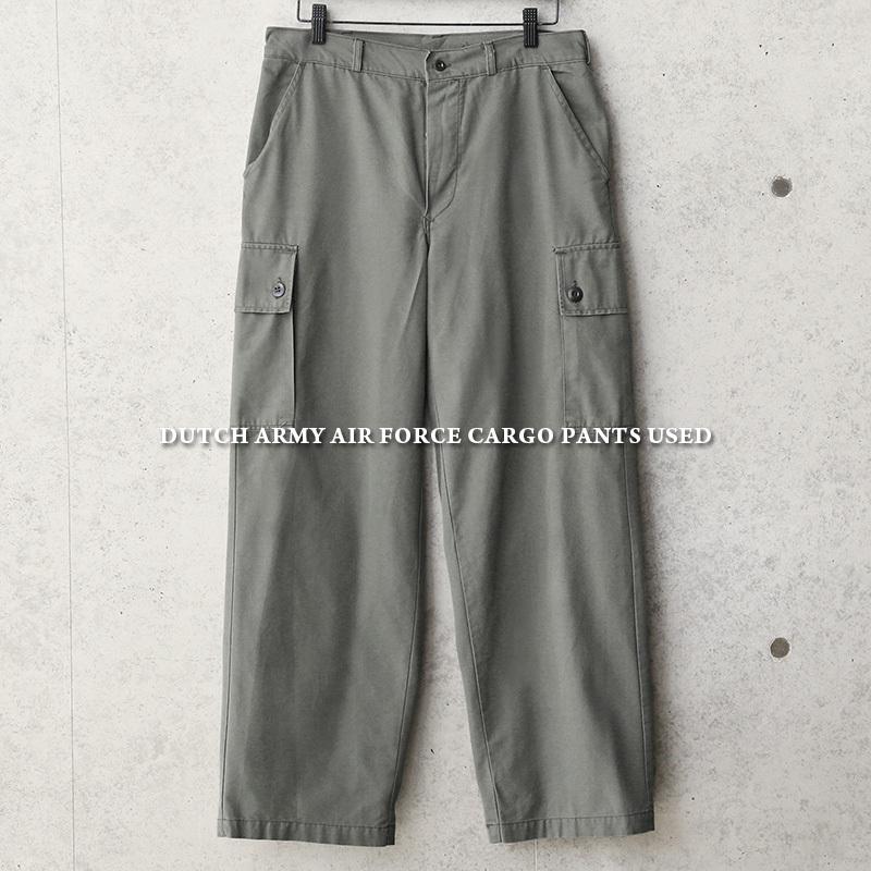 MILITARY 実物 USED オランダ軍 AIR FORCE カーゴパンツ メンズ MILITARY 実物 USED オランダ軍 AIR FORCE カーゴパンツ メンズ