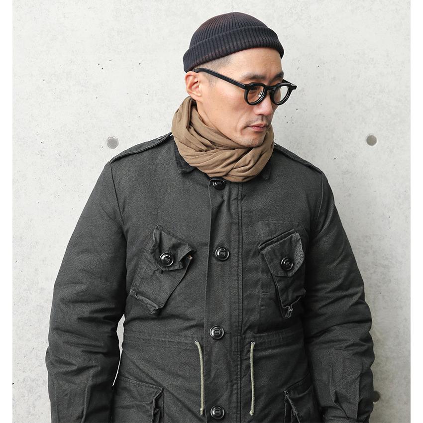 MILITARY 実物 USED 米軍 ネックスカーフ ブラウン メンズ