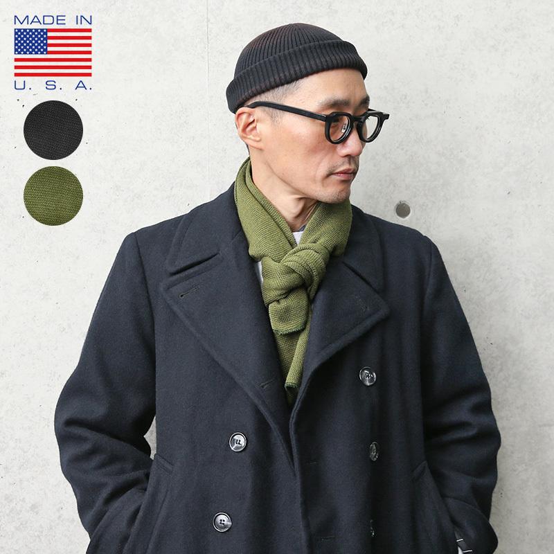 Made In Usa Acrylic ミドルゲージニット マフラー ストール メンズ レディース ユニセックス アメリカ製 おしゃれ 無地 防寒グッズ クーポン対象外 I Wip ミリタリーショップwaiper 通販 Yahoo ショッピング