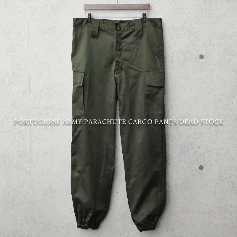 実物 新品 デッドストック ポルトガル軍 パラシュートカーゴパンツ メンズ ミリタリーパンツ 軍パン 長ズボン 太め ワイド 軍服 放出品 クーポン対象外 T Wip ミリタリーショップwaiper 通販 Yahoo ショッピング