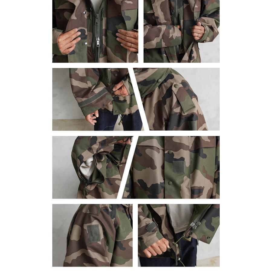 実物 新品 デッドストック フランス軍 CCE CAMO WATERPROOF フィールドパーカ 4ポケット マウンテンパーカー 軍モノ 古着 アウター【クーポン対象外】【I】｜waiper｜19