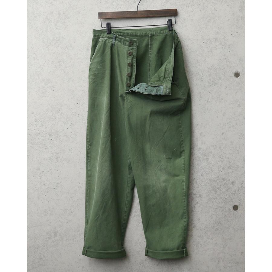ミリタリーパンツ（スウェーデン放出品） MILITARY 実物 USED スウェーデン軍 ユーティリティーワーク