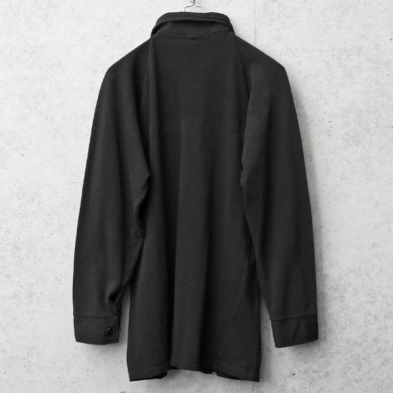 MILITARY（ミリタリー） 実物 USED デンマーク軍 コットンシャツ BLACK