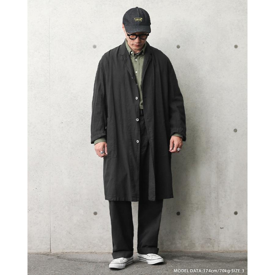 新品 復刻 フレンチワークタイプ リネンコート 後染め メンズ レディース ユニセックス ミリタリーコート ジャケット 薄手 ゆったり 春 夏 秋 T Wip ミリタリーショップwaiper 通販 Yahoo ショッピング