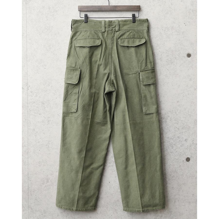 希少 実物 USED フランス軍 M-47 カーゴパンツ 前期型 コットン製 希少 実物 USED フランス軍 M-47 カーゴパンツ 前期型 コットン製