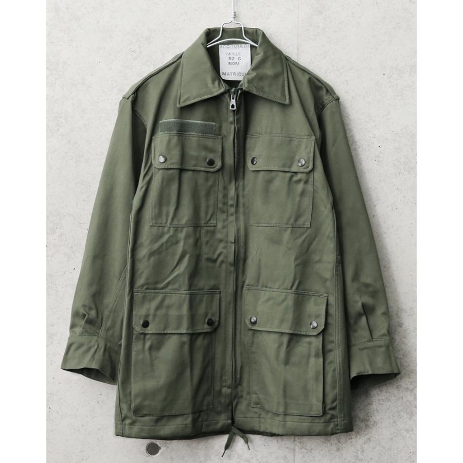 デッドストックフランス軍 ワーク ジャケット 60s70s フレンチ ミリタリー 60s デッドストック フランス軍 ワークジャケット コットン