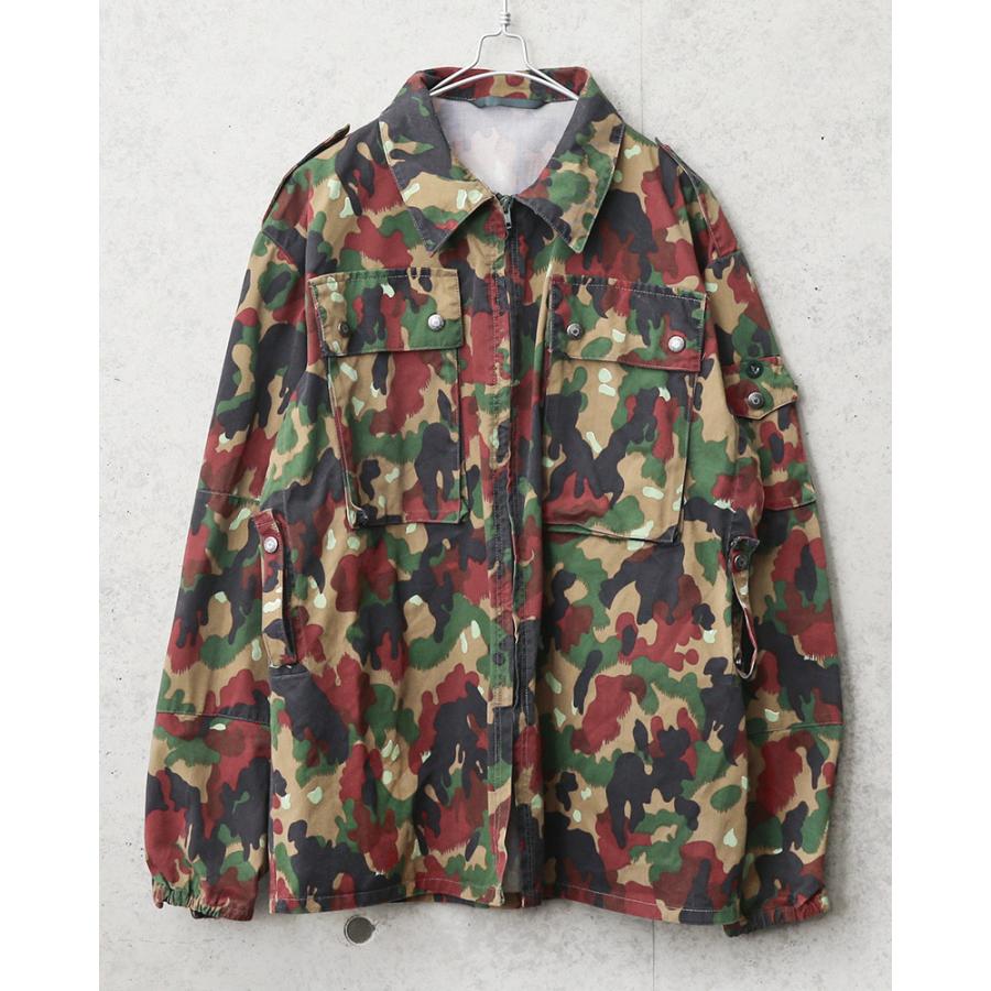 MILITARY 実物 USED スイス軍 M-83 フィールドジャケット メンズ MILITARY 実物 USED スイス軍 M-83 フィールドジャケット メンズ