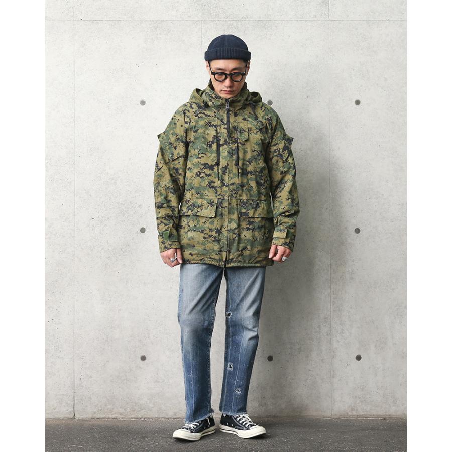 実物 USED 米海兵隊（U.S.M.C.）ECWCS WATERPROOF パーカー WOODLAND MARPAT メンズ ミリタリージャケット アウター エクワックス【クーポン対象外】【I】｜waiper｜02