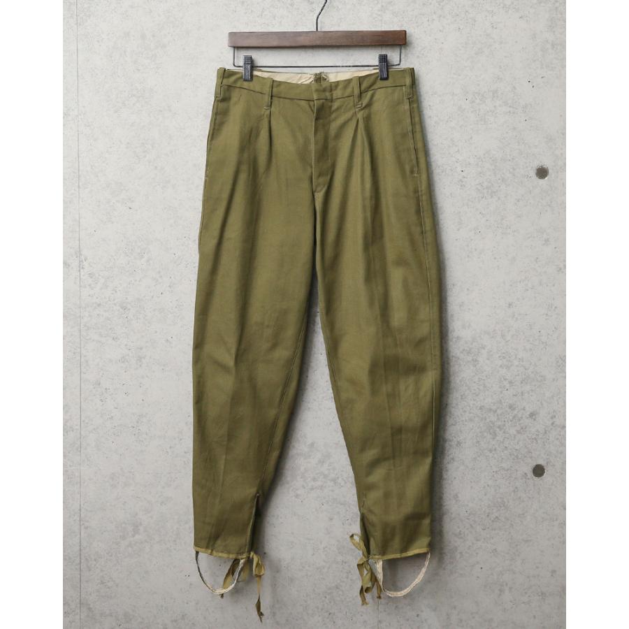 〜70s ドイツ軍 ワークパンツ ミリタリーパンツ ヴィンテージ 古着 army MILITARY（ミリタリー） 実物 USED ルーマニア軍 コットン ワーク