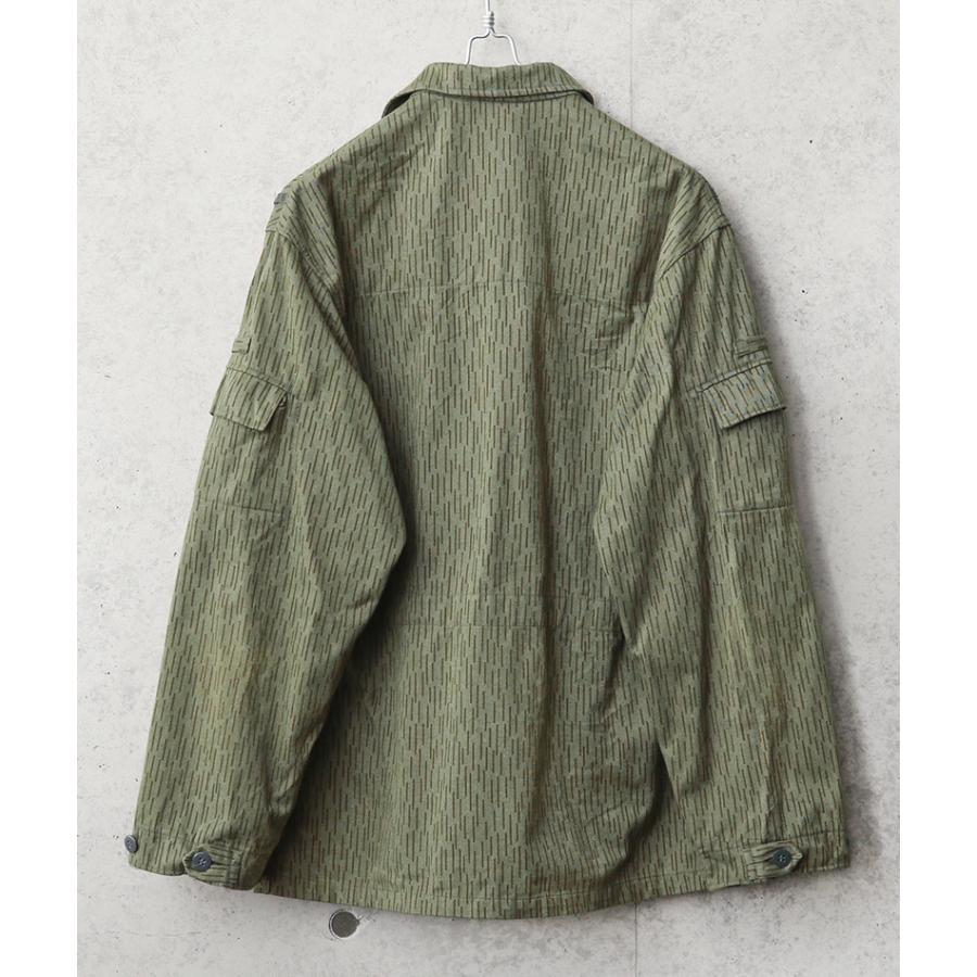 MILITARY 実物 USED 東ドイツ軍 レインドロップカモ フィールド