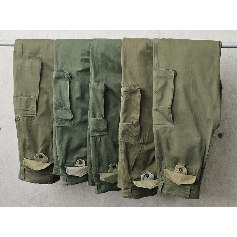 MILITARY 実物 USED フランス軍 M-47 カーゴパンツ 後期型 MILITARY 実物 USED フランス軍 M-47 カーゴパンツ 後期型