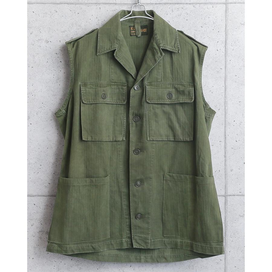 MILITARY（ミリタリー） 実物 USED オランダ軍 ヘリンボーンツイル