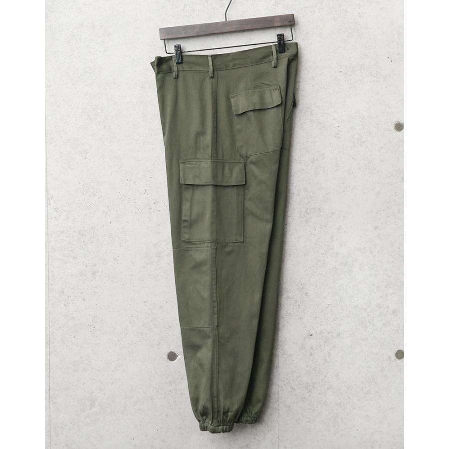MILITARY 実物 USED イタリア軍 ダブルニー ZIP カーゴパンツ MILITARY 実物 USED イタリア軍 ダブルニー ZIP カーゴパンツ