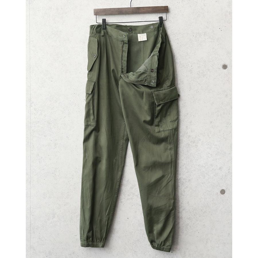 MILITARY 実物 USED イタリア軍 ZIP カーゴパンツ メンズ