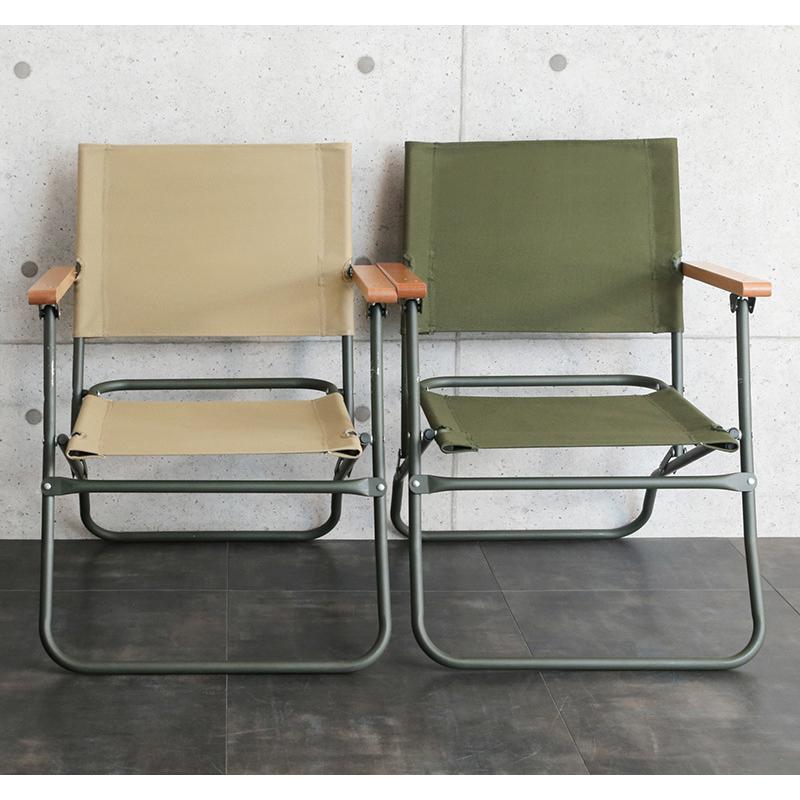 新品 復刻 イギリス軍タイプ フォールディングチェア ロースタイル
