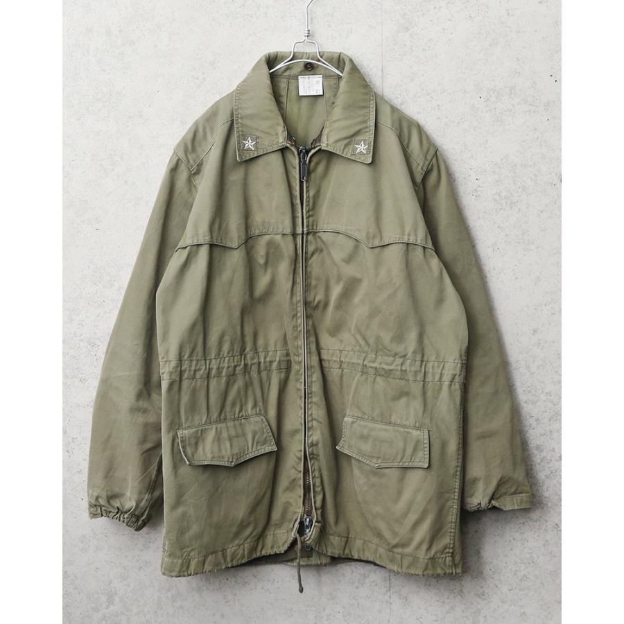 フィールドジャケット　MASON'S リップストップ　ミリタリー　イタリア　希少 MILITARY リジェクト 訳あり品 実物 USED イタリア軍 フロント