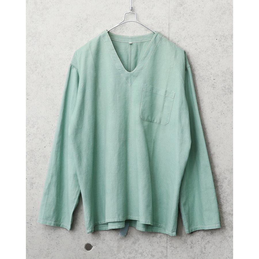 MILITARY（ミリタリー） 実物 USED ハンガリー軍 リネン Vネック