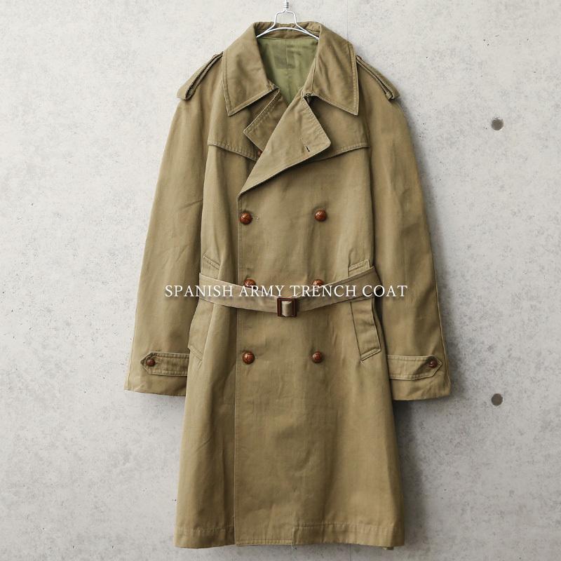 実物 USED スペイン軍 トレンチコート ヴィンテージ メンズ ミリタリーコート ジャケット アウター ロング 軍モノ 軍服【クーポン対象外】【I】  :wip-21081702:ミリタリーショップWAIPER - 通販 - Yahoo!ショッピング