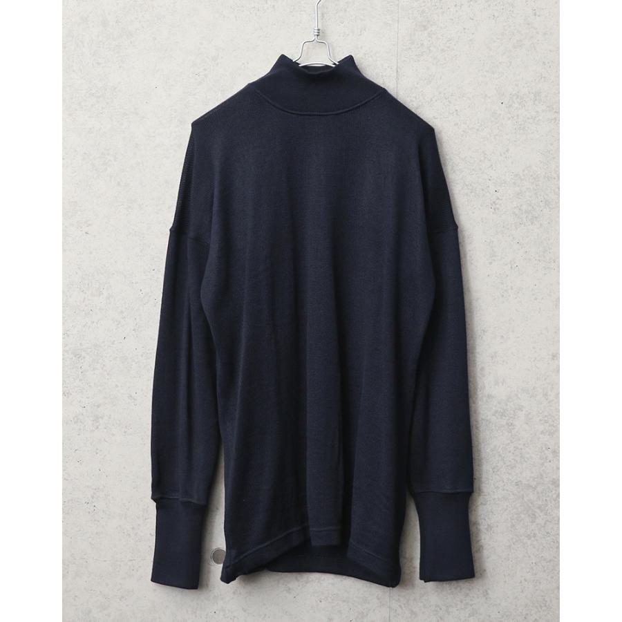 MILITARY 実物 新品 デッドストック イタリア海軍 モックネック ウール