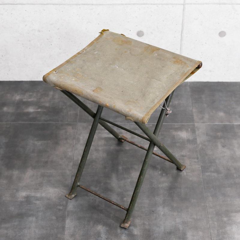MILITARY 実物 USED ポーランド軍 フォールディングチェア B