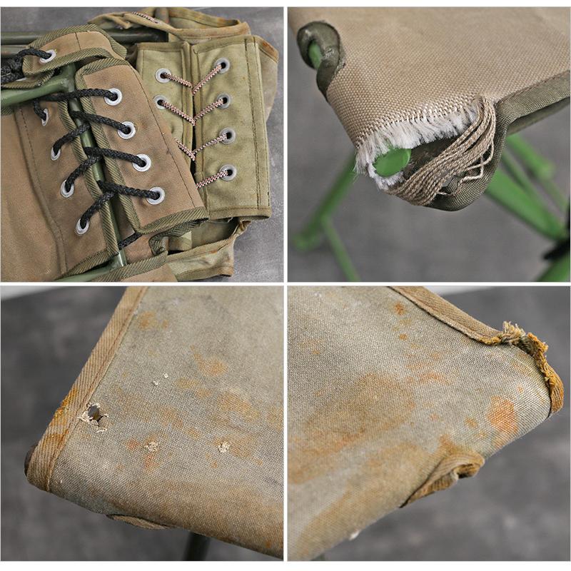 MILITARY 実物 USED ポーランド軍 フォールディングチェア B