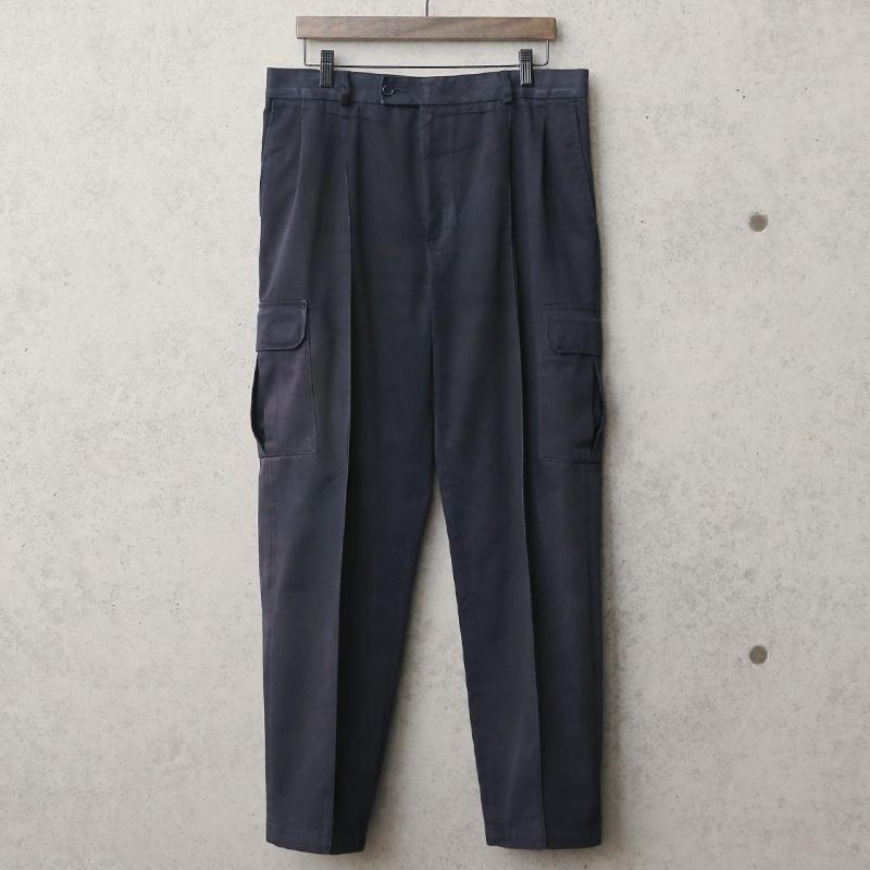 MILITARY 実物 USED イギリス POLICE カーゴパンツ ネイビー MILITARY 実物 USED イギリス POLICE カーゴパンツ ネイビー