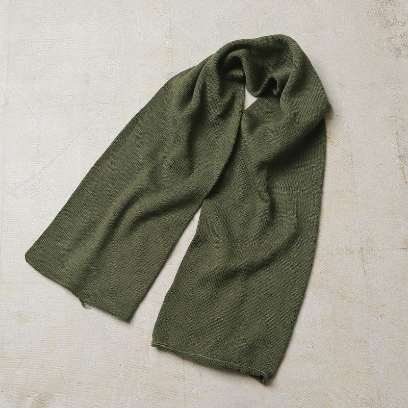 MILITARY（ミリタリー） 実物 USED 米軍 ウールマフラー OD アメリカ軍