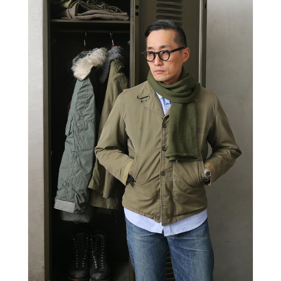 MILITARY（ミリタリー） 実物 USED 米軍 ウールマフラー OD アメリカ軍