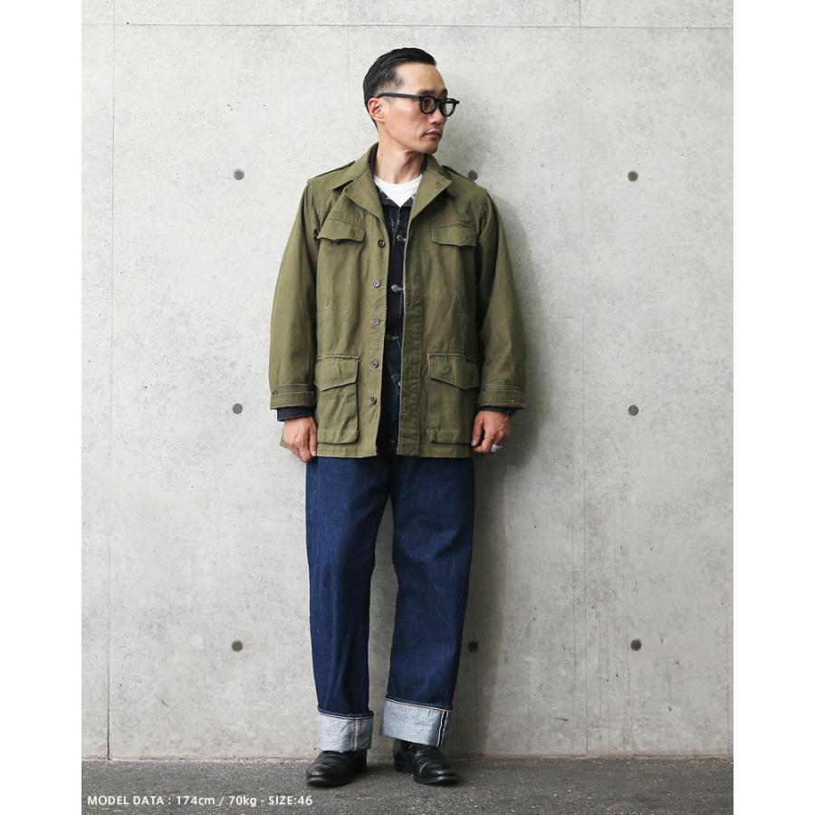 【実物美品】フランス軍フィールドジャケット 1940〜50年代製 Military】50's French Military M-47 JACKET フランス軍 M47