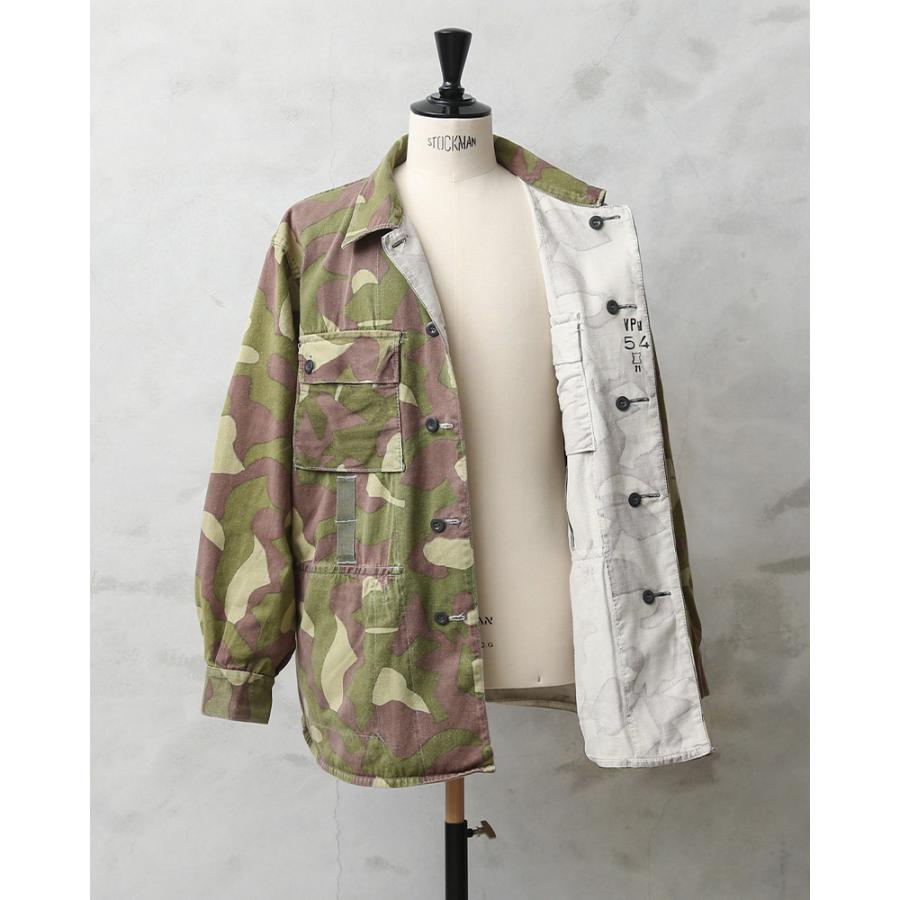 フィンランド軍　m62　リバーシブル　ジャケット　ミリタリー　USED 実物 USED フィンランド軍 M-62 リバーシブル フィールド