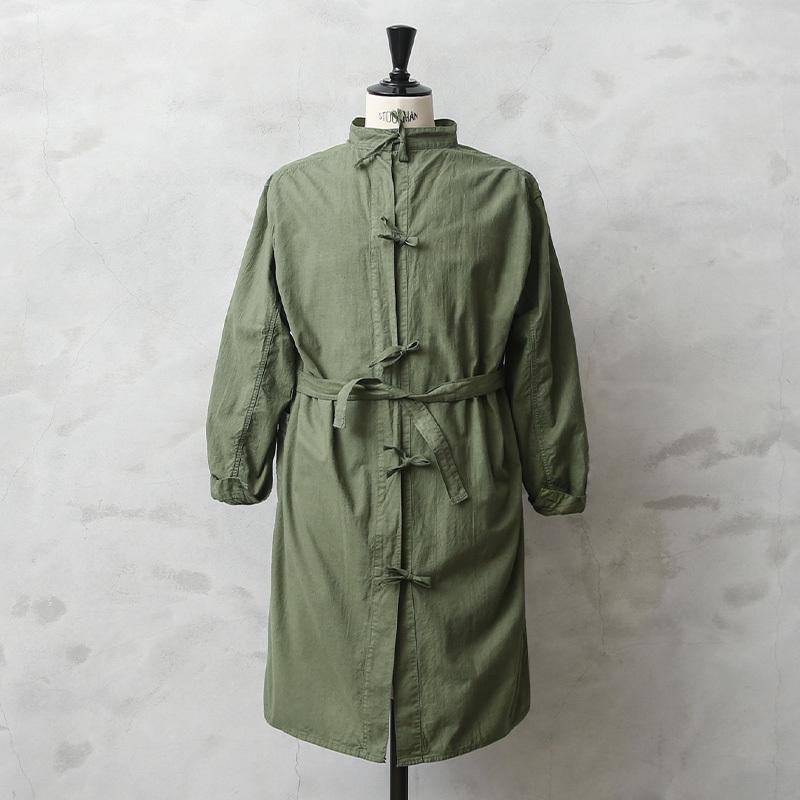 実物 新品 デッドストック ロシア軍 コットン ガウン コート Od染め 2 フロント紐 袖ボタン 腰横紐 メンズ レディース アウター クーポン対象外 I Wip ミリタリーショップwaiper 通販 Yahoo ショッピング