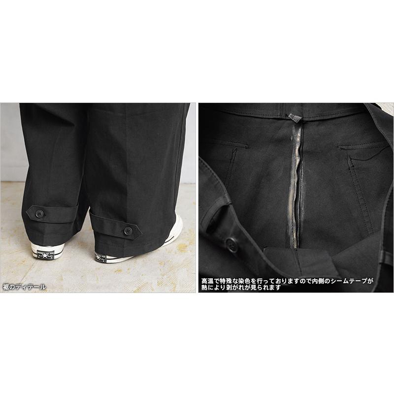 実物 新品 デッドストック イタリア軍 モーターサイクルパンツ BLACK
