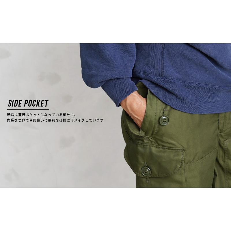 WAIPER.inc 実物 カナダ軍 ECW WINDPROOF オーバーパンツ サイドポケット付き メンズ カーゴパンツ 軍物  軍パン【クーポン対象外】【T】