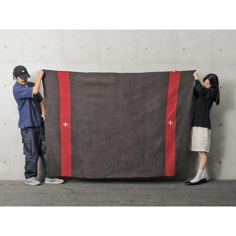 MILITARY 新品 スイス軍 ウールブランケット ミリタリー 毛布 MILITARY 新品 スイス軍 ウールブランケット ミリタリー 毛布