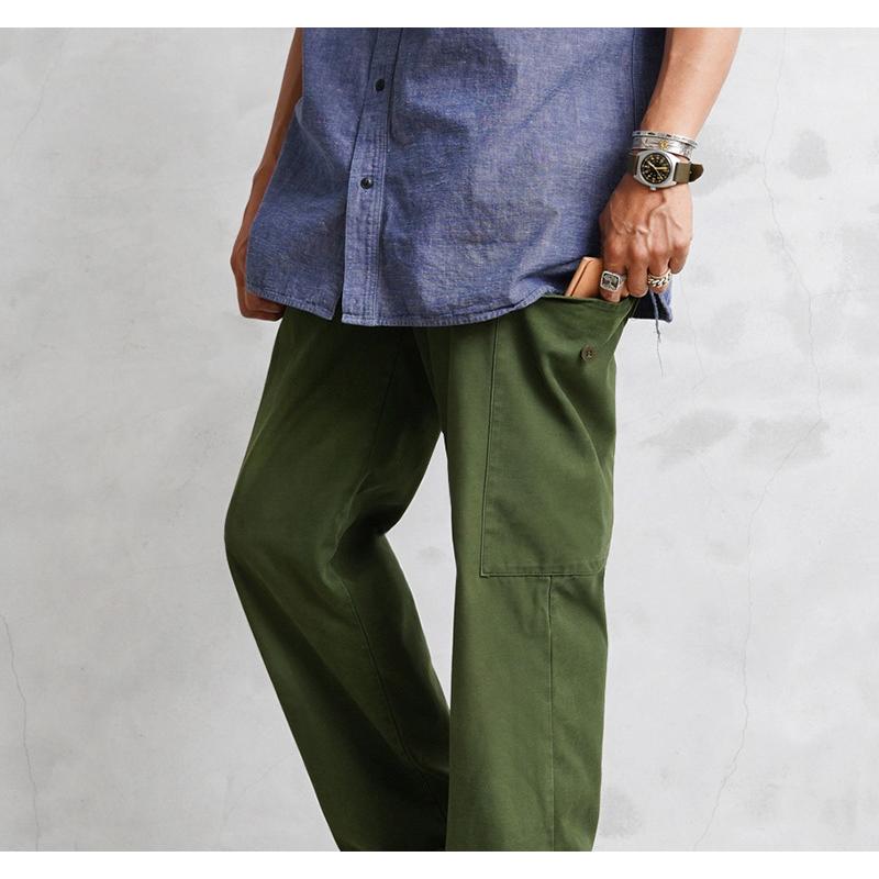 ヴィンテージミリタリー　リメイクパンツ　スウェーデン軍 No Attention Remake line - Swedish Army Remake Utility Pants