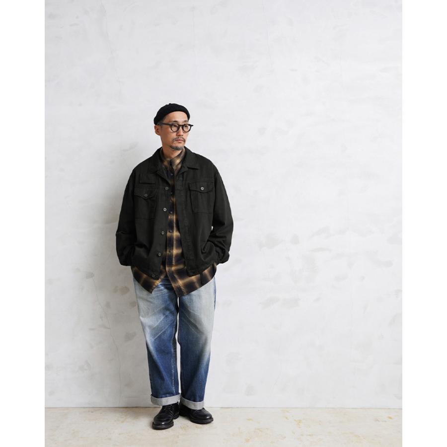 実物 新品 デッドストック チェコ軍 フライフロント ワークシャツBLACK染め 実物 新品 デッドストック チェコ軍 フライフロント ワーク