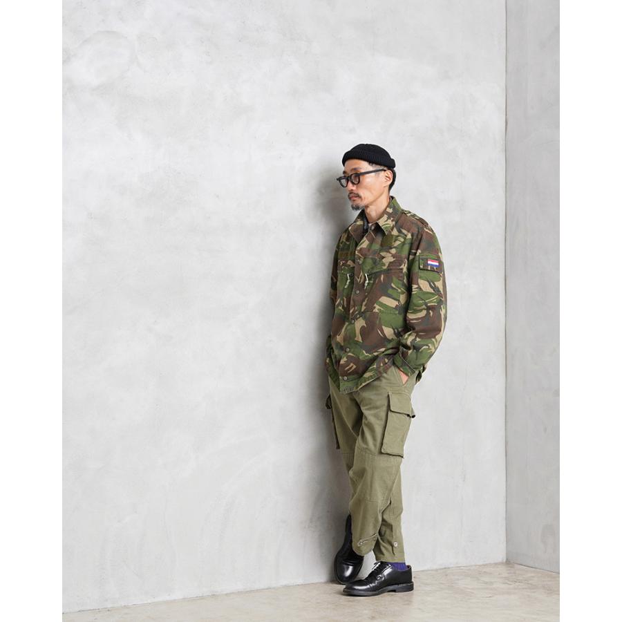 MILITARY 実物 USED オランダ軍 フィールドジャケット DPMカモ