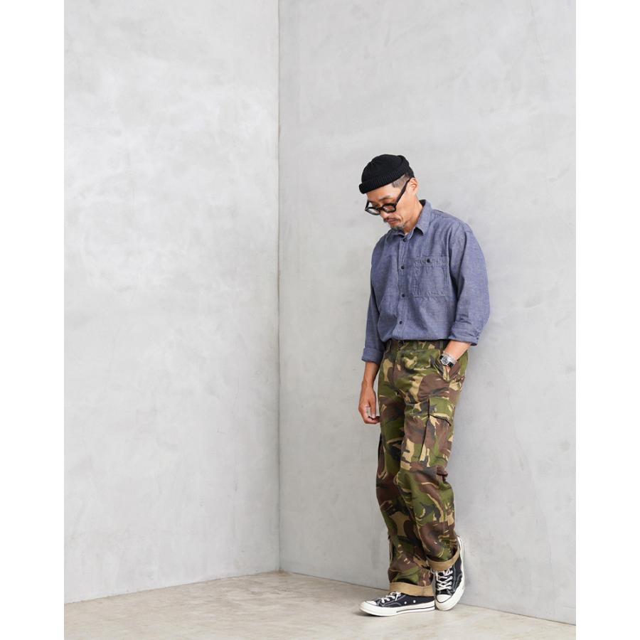 MILITARY 実物 USED オランダ軍 フィールドカーゴパンツ DPMカモ