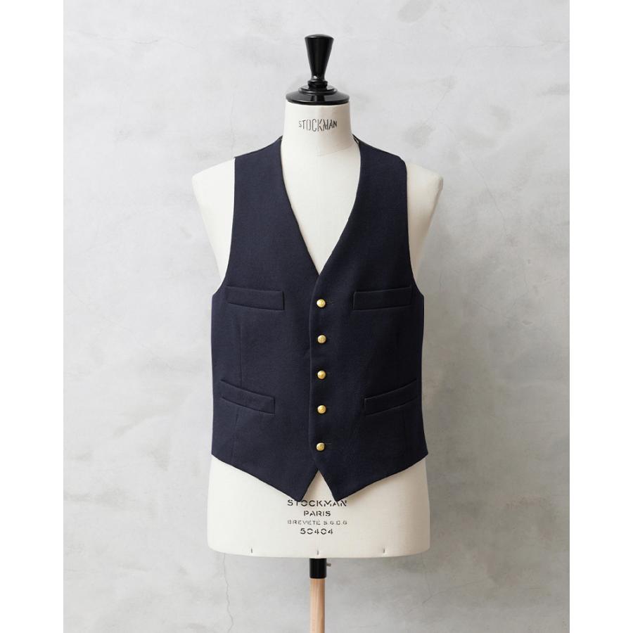 ジレ ベスト ナポリ FELICE VITALE 44 46 ジレ ベスト ナポリ FELICE VITALE 44 46 - メルカリ