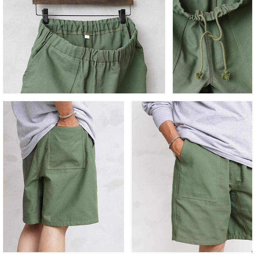 WAIPER / コットンサテンリメイククライミングイージーショートパンツ/ショートパンツ/M/コットン/KHK/ホツレ有 WAIPER.inc 実物 米軍 コットンサテン リメイク クライミング イージー