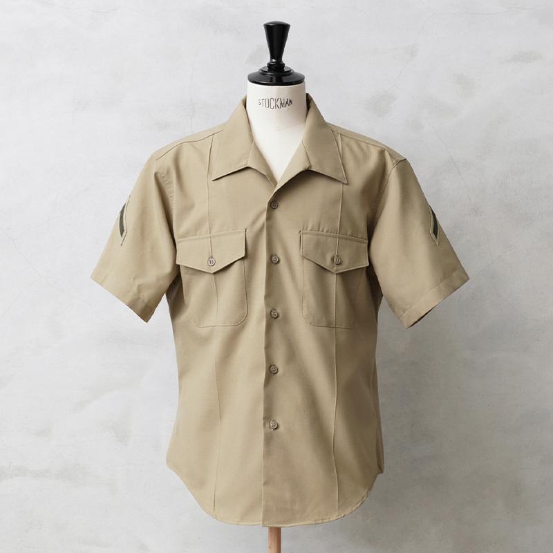 MILITARY 実物 USED 米軍 USMC ショートスリーブ オフィサー MILITARY 実物 USED 米軍 USMC ショートスリーブ オフィサー